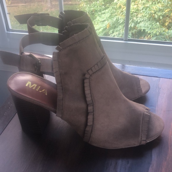 MIA Patrice peep toe bootie heel - Picture 3 of 6